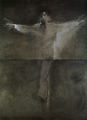 Χρόνης Μπότσογλου, Ελπήνωρ, 1993-2000, λαδοπαστέλ, σκόνες αγιογραφίας και ξηρό παστέλ σε χαρτί κολλημένο σε μουσαμά, 200 x 150 εκ.