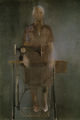 Χρόνης Μπότσογλου, Προσωπική Νέκυια, 1993-2000, λαδοπαστέλ, σκόνες αγιογραφίας και ξηρό παστέλ σε χαρτί κολλημένο σε μουσαμά, 150 x 100 εκ.