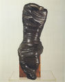 Giorgos Georgiadia, Despair, 1970, brass, height 85 cm