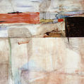 Tina Karageorgi, Setting out, 1988, mixed media, 198 x 198 cm
