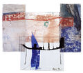 Tina Karageorgi, Blue, 1988, mixed media, 20.5 x 25 cm