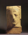Dimitris Kalamaras, Ceramic head, 1993