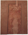 Μιχάλης Κατζουράκης, J.33 Μαρακές, 1991, μικτή τεχνική σε καραβόπανο, 190 x 150 εκ.