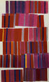 Μιχάλης Κατζουράκης, Κόκκινο, φούξια, μωβ, μπλε, ροζ, 1966, aquatec σε καμβά, 200 x 120 εκ.