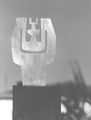 Άλεξ Μυλωνά, Κεφάλι 1963, αλουμίνιο-σχιστόλιθος, 55 x 22 εκ.