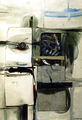 Nikos Sachinis, Story with objects, 1963, mixed media, 125 x 78 cm