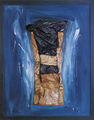 Vasso Kyriaki, What is hidden in the pockets C΄, 1992, mixed media, 115 x 90 cm