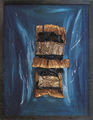 Vasso Kyriaki, What is hidden in the pockets D΄, 1992, mixed media, 115 x 90 cm