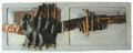 Βάσω Κυριάκη, Πιάνο Β΄, 1981, μικτά υλικά, 54,5 x 154,5 εκ.