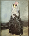 Βάσω Κυριάκη, Αφιέρωμα στον Goya, 1984, μικτά υλικά, 115 x 91 εκ.
