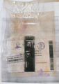 Giorgos Lazongas, Untitled, Paris 1977, collage, print on transparency, 30 x 21 cm