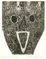 Michalis Arfaras, Ritual Mask, 1988, print, 32 x 28 cm, copies: trials only
