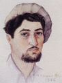 Assadour Baharian, Self-portrait, 1945, oil on canvas