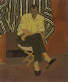 Ασαντούρ Μπαχαριάν, Κρατούμενος, 1958, λάδι σε μουσαμά, 59 x 49 εκ.