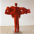 George Lappas, Father and son, aluminum, iron, cloth