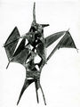 Clearchos Loucopoulos, The bat, 1958, iron