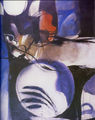Δημήτρης Μυταράς, Καθρέφτης, 1966, ακρυλικό, 180 x 130 εκ.