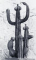 Memos Makris, Cactus, 1992, copper, height 72 cm