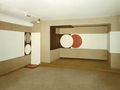 Διοχάντη, Χωρίς τίτλο, 1971, (λεπτομέρεια), χρώματα ακρυλικά σε μουσαμά, διάφορες διαστάσεις, ατομική έκθεση, Astor Art Gallery, Αθήνα