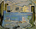 Christos Lefakis, Folk Song, 1958, oil, 60 x 77 cm