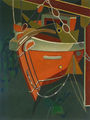 Nikos Hadjikyriakos-Ghika, Boat, 1934-35, oil on canvas, 61 x 46 cm