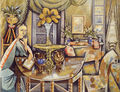 Nikos Hadjikyriakos-Ghika, Meditations and reflections, 1936, oil on canvas, 73 x 92 cm