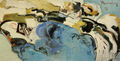 Alkis Pierrakos, Landscape, 1973, oil on canvas, 50 x 100 cm