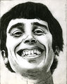 Yannis Valavanidis, The smile of Μ., 1970, 60 x 45 cm