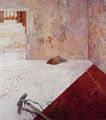 Μαριλένα Ζαμπούρα, Χωρίς τίτλο, 1988, λάδι σε μουσαμά, 170 x 150 εκ.