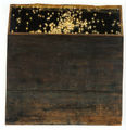 Christos Bokoros, Box with flames, 1996, oil on wood 103 x 99  cm
