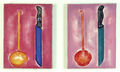 Eugenia Apostolou, Untitled, 1984, oil on canvas, diptych