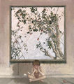 Μαριλίτσα Βλαχάκη, Διατί η μηλιά δεν έγινε μηλέα, 2006, μικτή τεχνική, 50 x 50 εκ., ομαδική έκθεση "Γεώργιος Μ. Βιζυηνός", Αίθουσα Τέχνης 24, Αθήνα