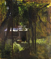 Γιώργος Ρόρρης, Δεύτερη σπουδή για το κοτετσόσυρμα, 1992, λάδι σε μουσαμά, 160 x 140 εκ.