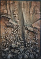 Βαλέριος Καλούτσης, Πτώση, 1992, μικτή τεχνική, 100 x 70 εκ.