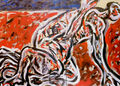 Triantafyllos Patraskidis, Scream, 1988, acrylic, 200 x 280 cm