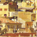 P. Tetsis, Athens IV, 1967-68, oil on canvas, 138 x 138 cm