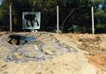 Marios Spiliopoulos, Mapping, 1987, visual intervention in the environment, Ath. G. Kougioni Estate, Chalkidiki
