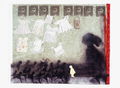 Μαριγώ Κάσση, Ψίθυροι, 2001, μικτή τεχνική, 115 x 130 εκ.