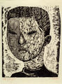 Zizi Makri, Young boy, 1956-58, woodcut, 22 x 16 cm