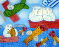 Φαίδων Πατρικαλάκις, Χωρίς τίτλο, 2009, λάδι σε μουσαμά, 50 x 60 εκ.