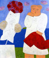 Φαίδων Πατρικαλάκις, Χωρίς τίτλο, 2012, λάδι σε μουσαμά, 120 x 100 εκ.