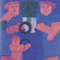 Φαίδων Πατρικαλάκις, Χωρίς τίτλο, 1997, λάδι σε μουσαμά