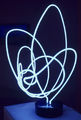 Antonia Papatzanaki, Untitled, 1986, neon tubes, 40 x 70 x 40 cm