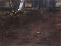 Χρύσα Βέργη, Το χώμα, 1992, μικτά υλικά, 145 x 189 εκ.