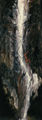 Κατερίνα Ζαχαροπούλου, Waterfall 4, 1993, ακρυλικό σε χαρτί, 170 x 50 εκ.