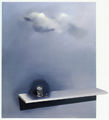 Κώστας Τσόκλης, Ατυχήματα, 1999, ζωγραφική σε ξύλο, ποτήρι, 130 x 110 x 16 εκ.