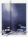 Κώστας Τσόκλης, Βροχή, 1997, μικτή τεχνική