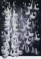 Costas Tsoclis, Evenement, 1965, acrylic on fabric, 130 x 97 cm