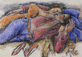 Παύλος Σάμιος, Χτες βράδυ, 1993, ακουαρέλα, 70 x 100 εκ.