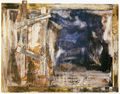 Aspa  Stassinopoulou, Untitled, 1986, mixed media on wood, 160 x 220 cm